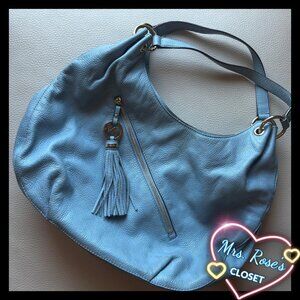Michael Kors Baby Blue Leather Handbag